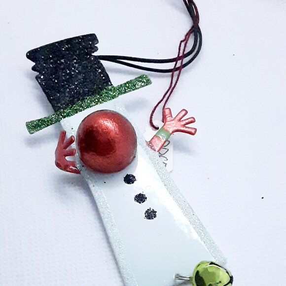 New Snowman Christmas Tree Ornaments  Tree J Flat & Happy Series by Dino - Picture 8 of 8